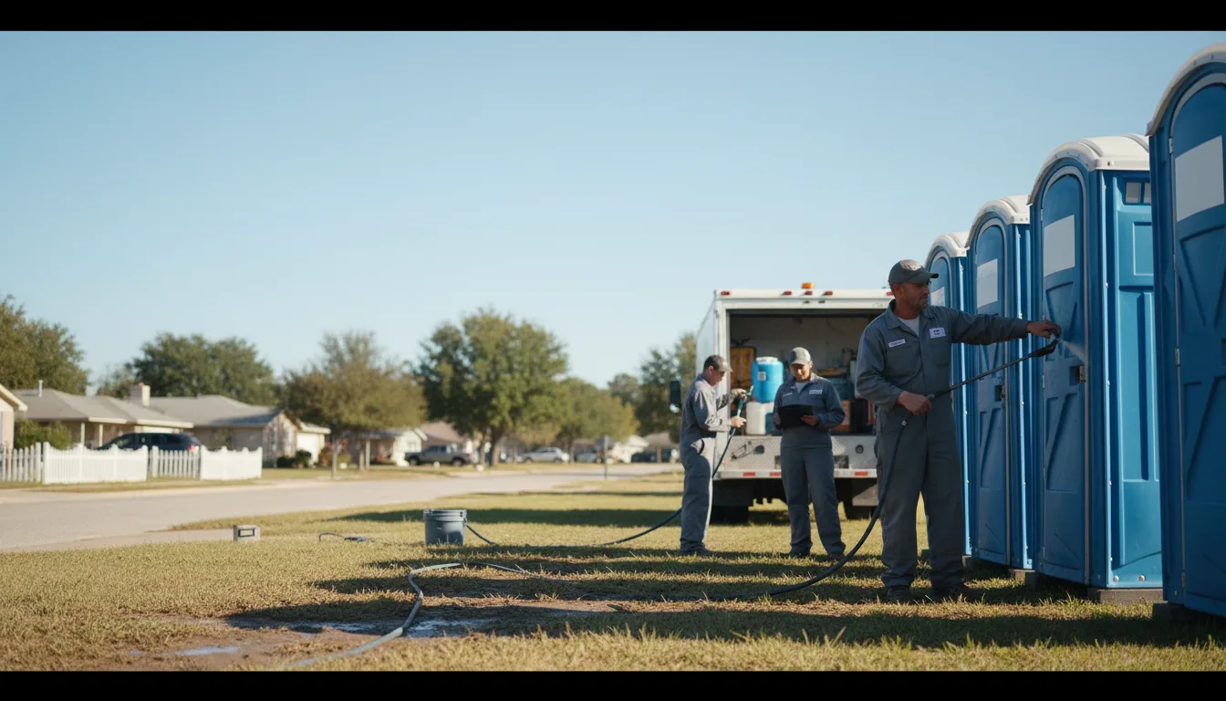 Long-Term Portable Toilet Rental in Porter, TX near me